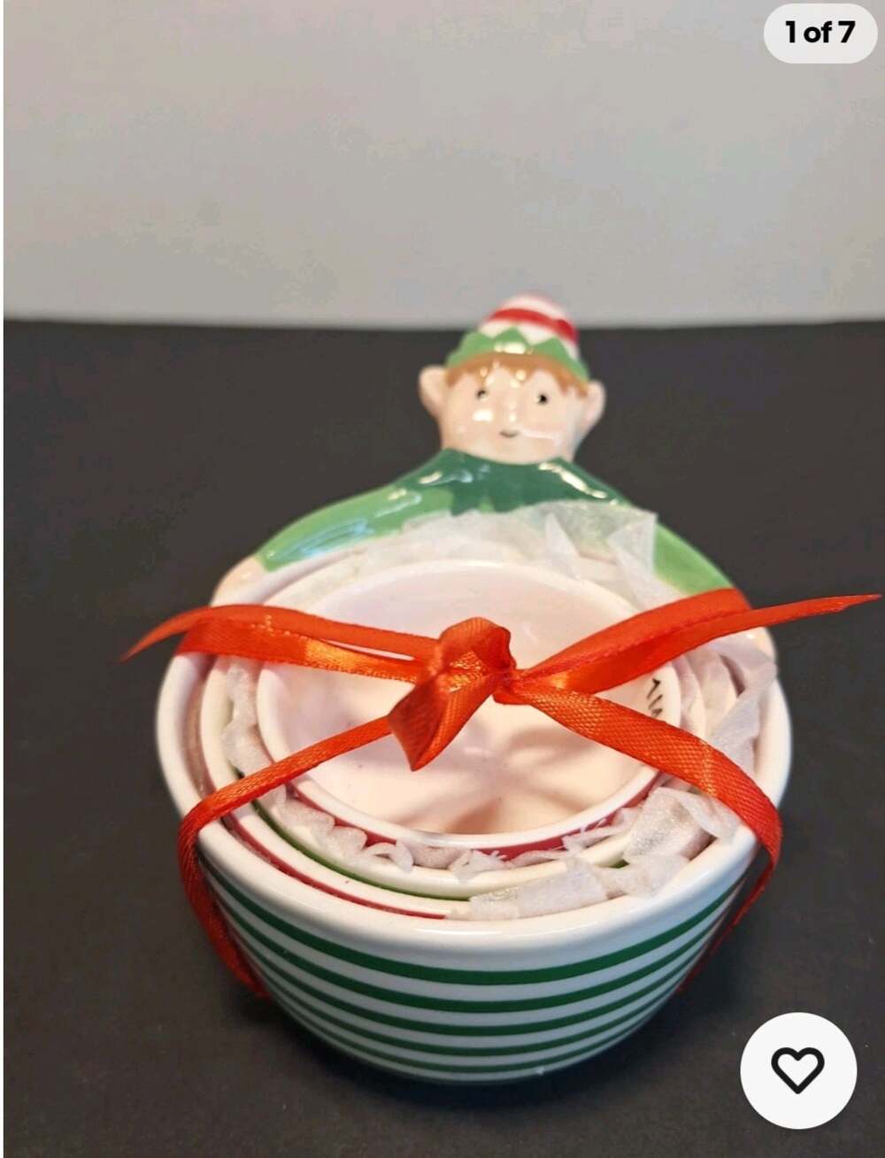 Holiday Time Elf Nesting Measuring Cups, Set Of 4